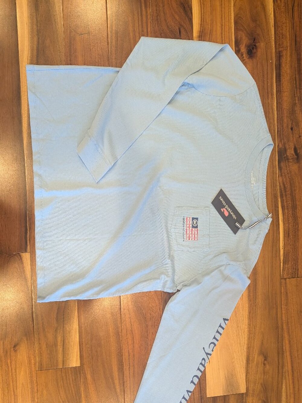 Boys Vineyard Vines Baseball Long Sleeve T-Shirt - Size XL